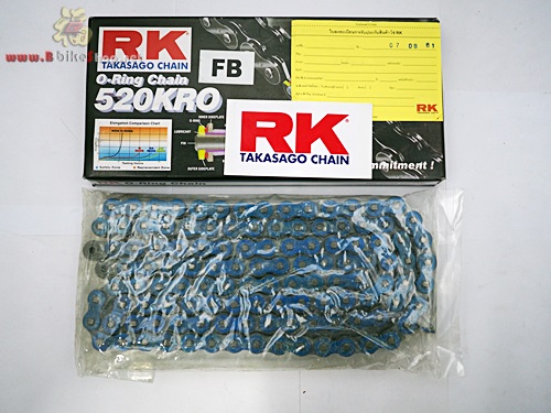 Bs3391 โซ่ KR FB520KRO-120L O-Ring สีฟ้า 